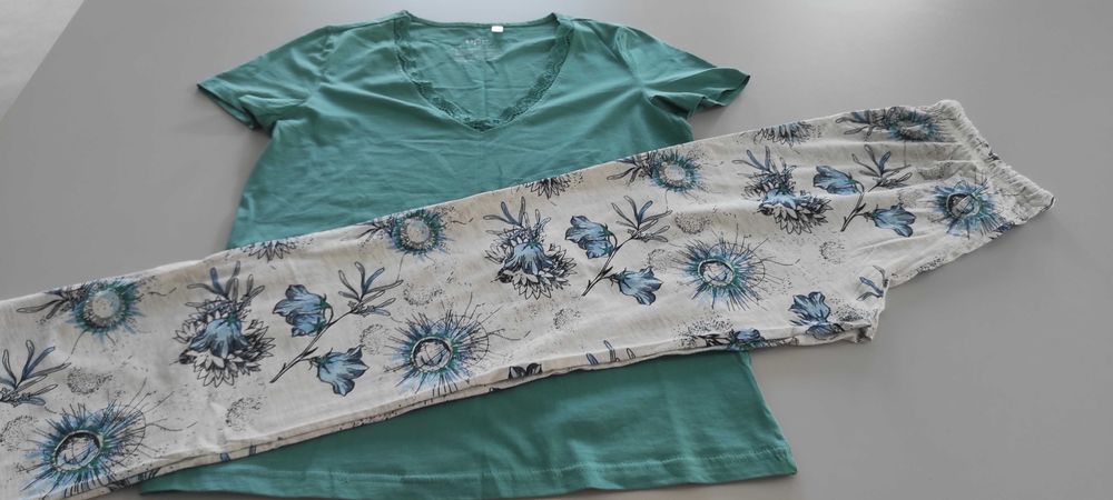 piżama damska bon prix długie spodnie 36/38 NOWA