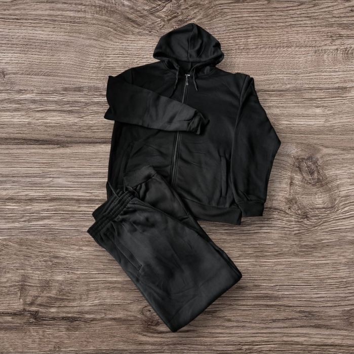 Dres męski rozpinany czarny XL