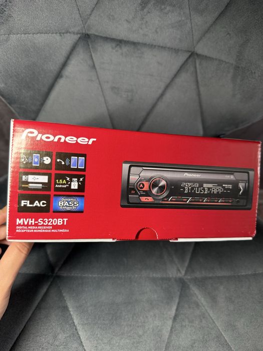 Автомагнітола Pioneer MVH-S320BT (Bluetooth / USB / AUX) !!!ЛИШИЛОСЯ 3 В НАЯВНОСТІ!!!