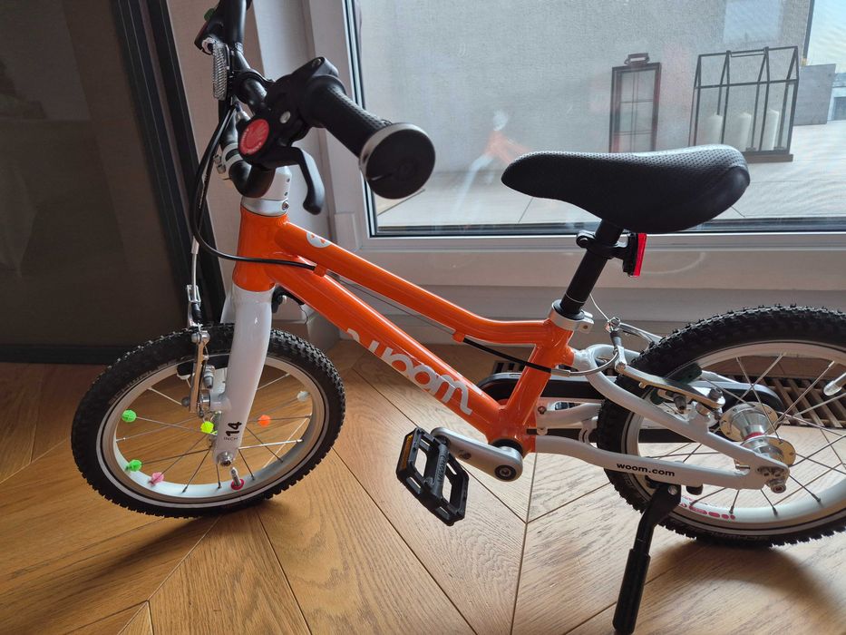 Rowerek Woom 2, pomarańczowy, użytkowany przez jedno dziecko Toruń • OLX.pl