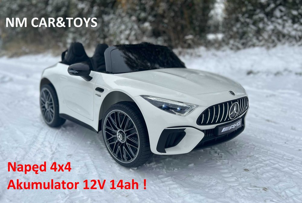 Auto na akumulator 14ah Mercedes 4x4 SL63 Pojazd samochód dla dzieci