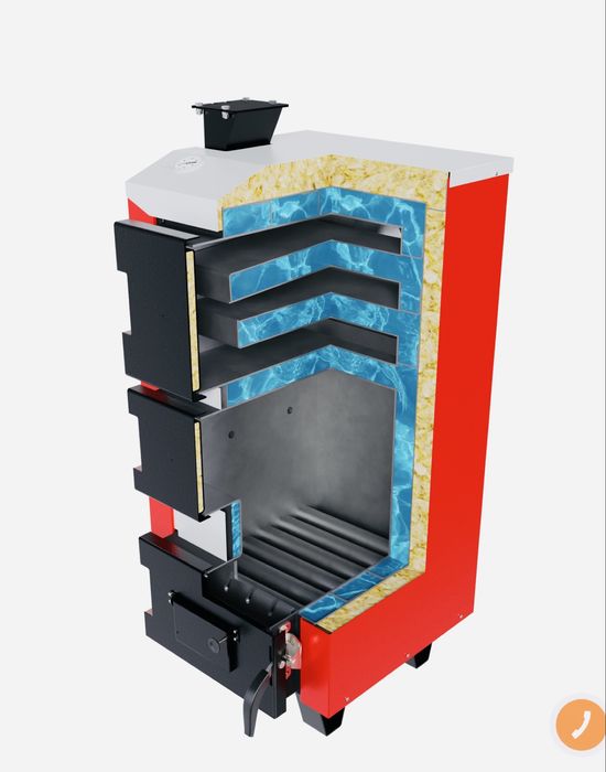 Котел твердопаливний. Буржуйка. Піч. Камін. Булерьян. Дрова.