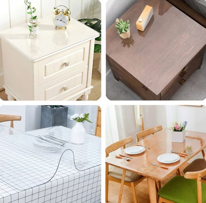 Przezroczysta osłona na stół 200×100 cm – grubość 2 mm