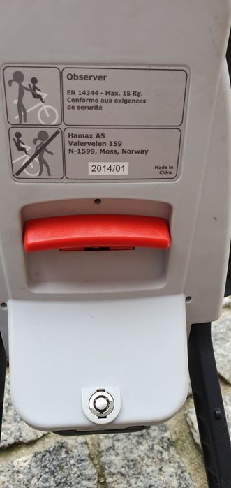 Fotelik rowerowy marki HAMAX