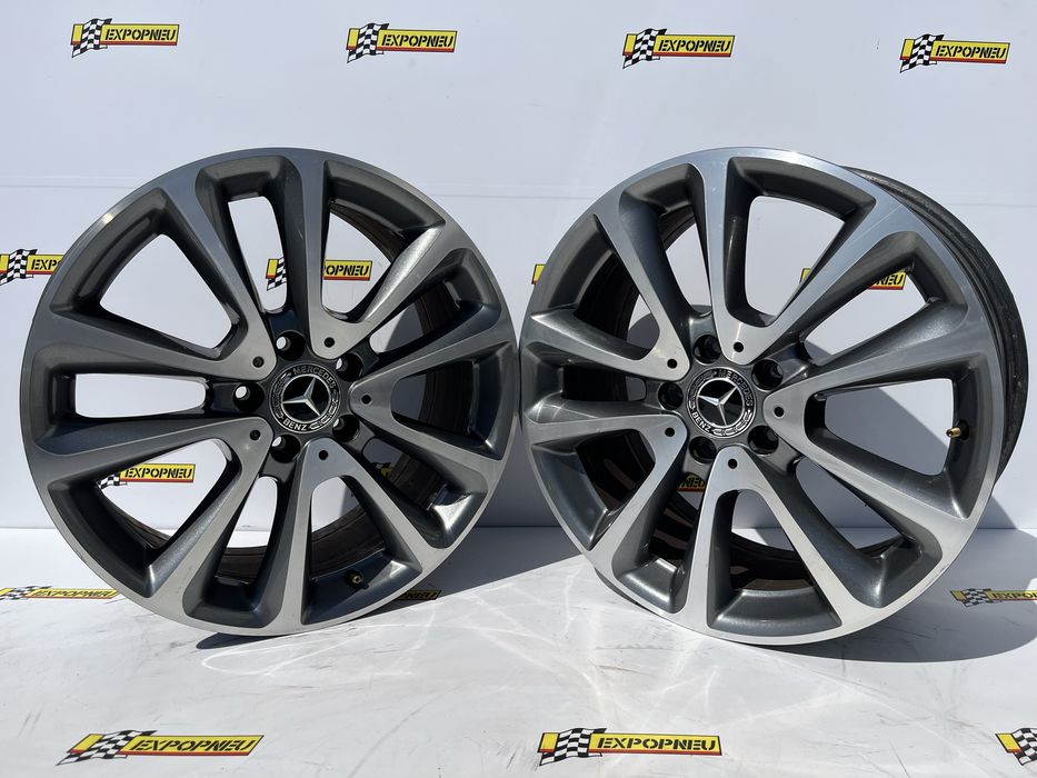 Jantes 18 Originais Mercedes E 5x112. Espaçadores, pintura de bombas.