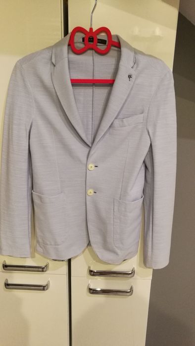 ZARA Mega błękitna marynarka r.  M