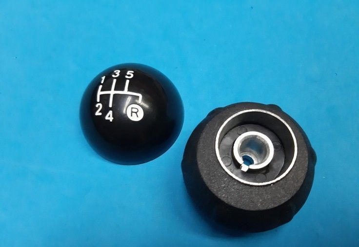 Moca manete punho alavanca de velocidades Fiat 500   5V  preto ou crom