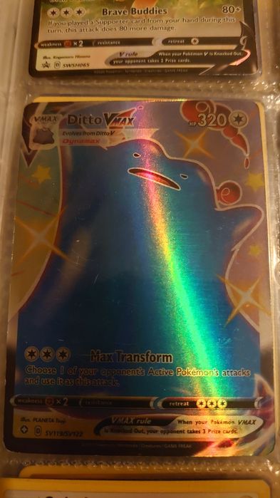 Karta pokemon ditto vmax shainy