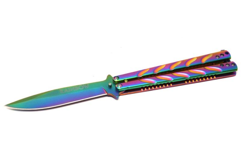 Nóż motylek Martinez Albainox 02103 Rainbow