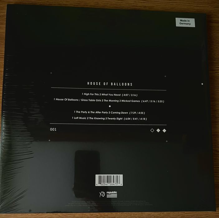 The Weeknd - House of Balloons (Вінилова платівка)