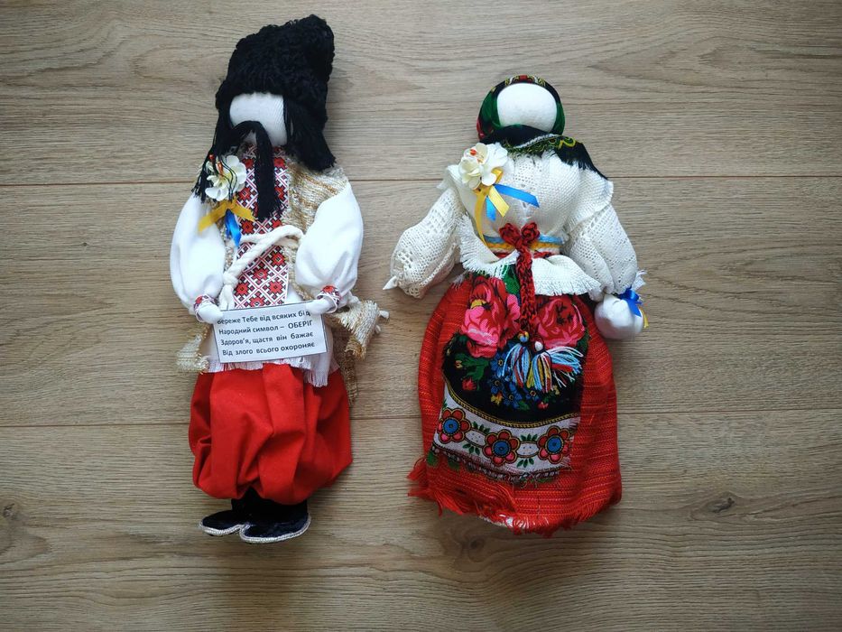 Лялька мотанка цінa за 2шт ляльки мотанки висота 40 см