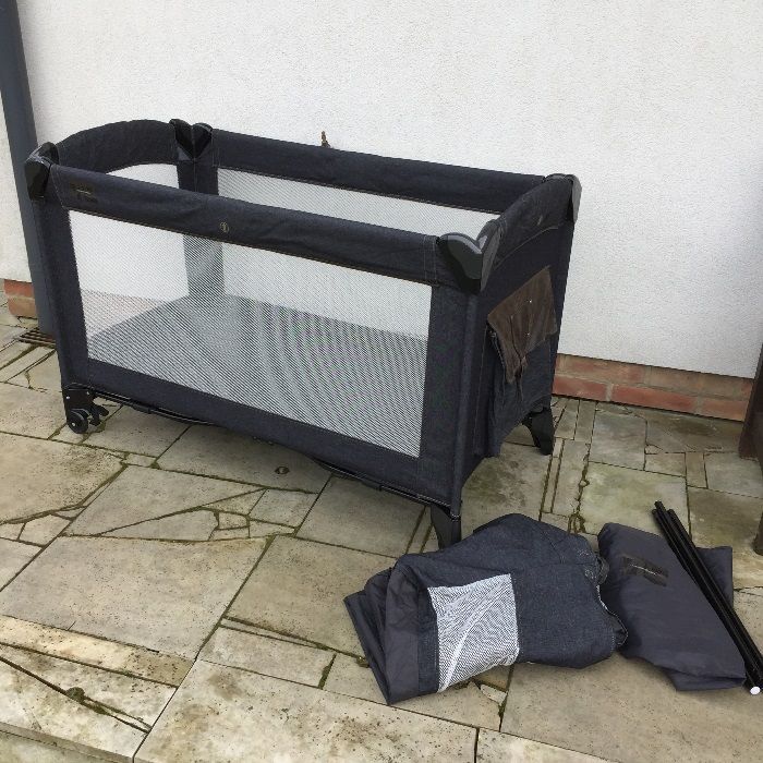 Lozeczko turystyczne M&P dwupoziomowe,skladane