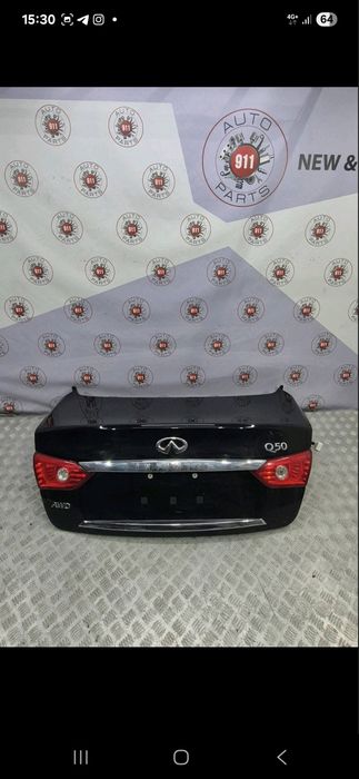 Кришка багажника на Infiniti q50 2013-2017 до рест