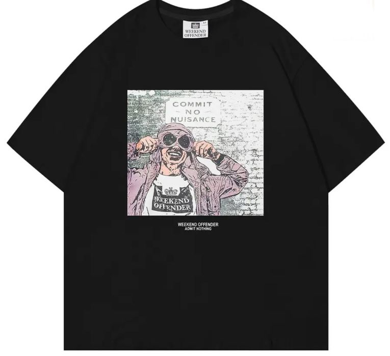 Мужские футболки Weekend Offender ACAB 1312 Ultras Casual черные белые