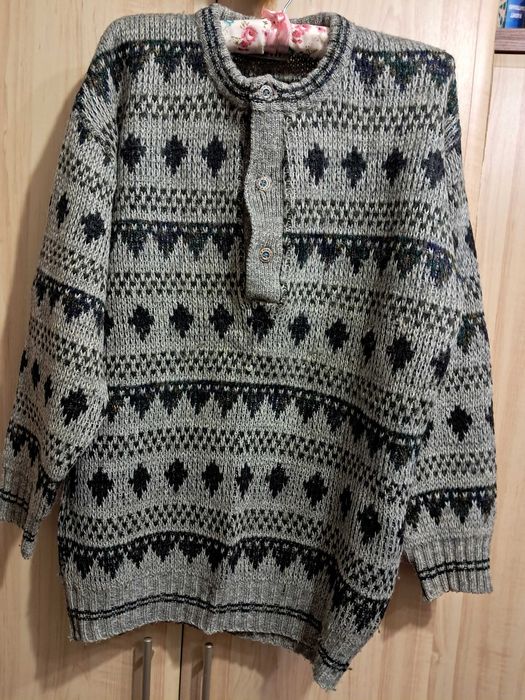 Светр чоловічий 50-54 р. напівшерстяний
