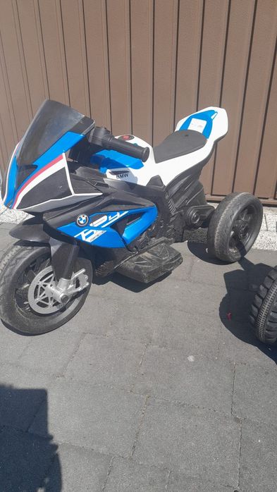 Elektryczny motor BMW + Quad dla dziecka (zestaw 2 szt. + ładowarka)