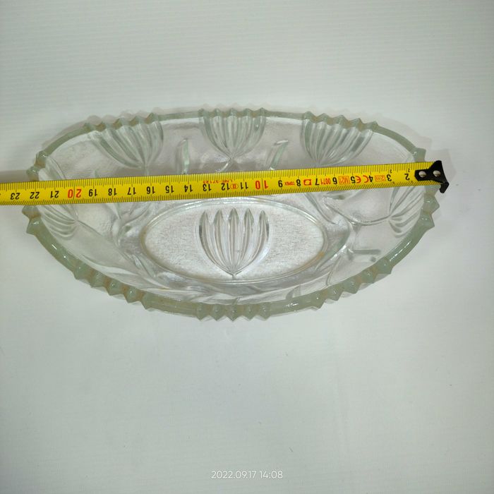 Żardiniera Gondola Szklana PRL