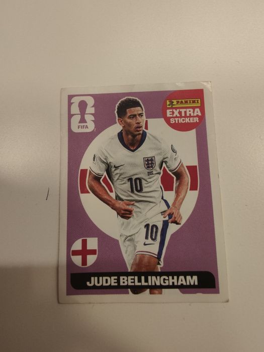 Cromo mundial extra sticker roxo Jude Bellingham