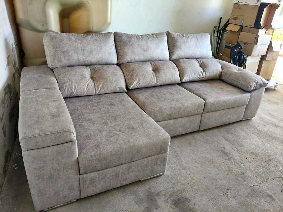 Sofá Chaise Longue 3 lugares