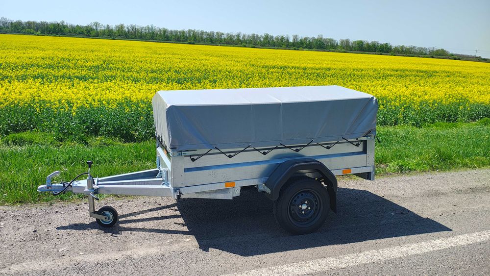 Причіп 2000х1250 оцинкований,  одновісний.