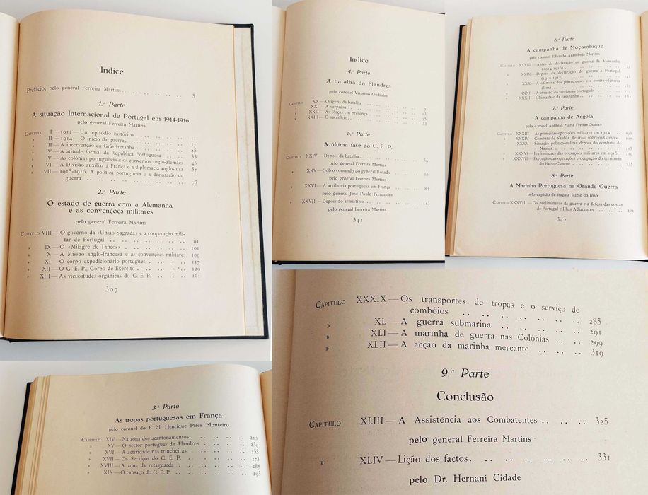 Portugal na Grande Guerra de General Ferreira Martins / Edição de 1935