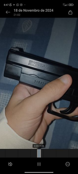 Airsoft de mola potente