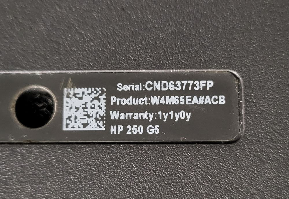 Продам свой ноутбук HP 250 G5