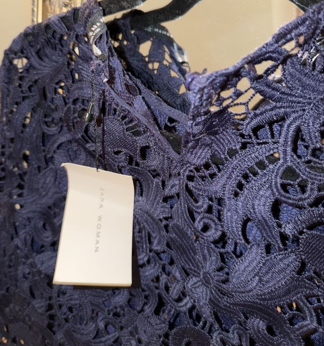 Nowa koszula z ażurowym haftem Zara