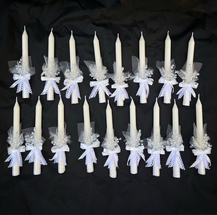 Свічки до причастя, весілля, хрестини