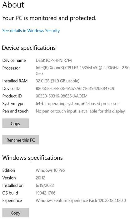 Dell Precision 7510 Xeon 32GB M1000M 512SSD 1 TB HDD