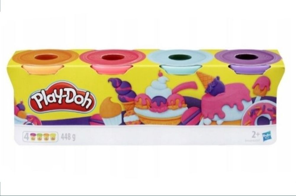 Play doh ciastolina zapas 4 tuby