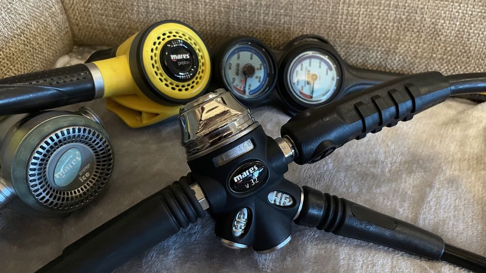 Mares Proton Ice V32 automat konsola kompas torba Zimne Wody