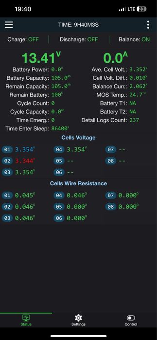 Резервне живлення Lifepo 4s eve 105 m6/bms 200a /холдер