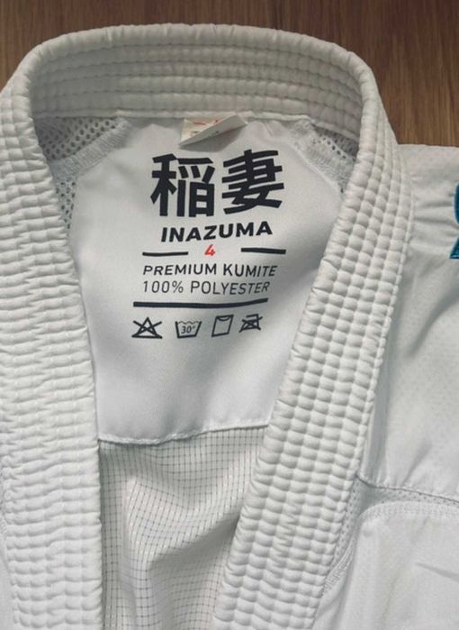 Kit Karate Kumite SMAI Inazuma - 2 Casacos + 1 Calças (WKF Approved)