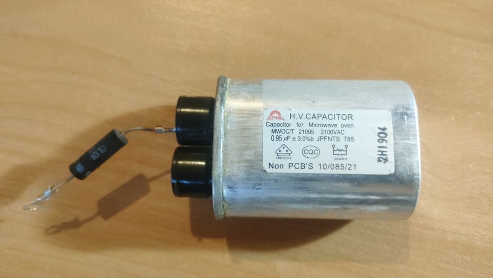 H.V. condensador