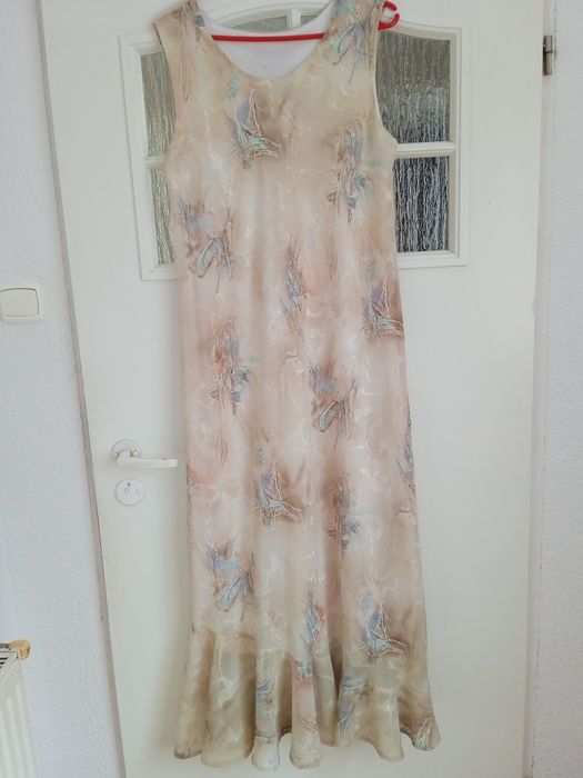Sukienka letnia długa z podszewka rozmiar 42