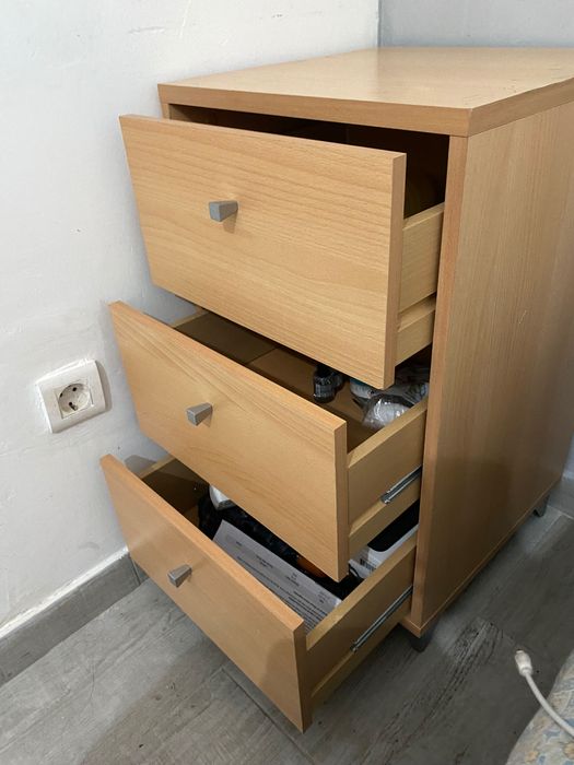 Cômoda cabeceira 3 gavetas