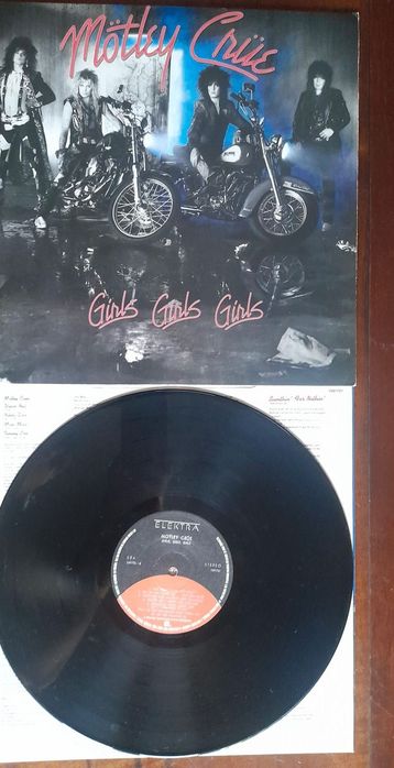 Vinil / Lp - Motley Crue - Álbum Girls Girls Girls de 1987