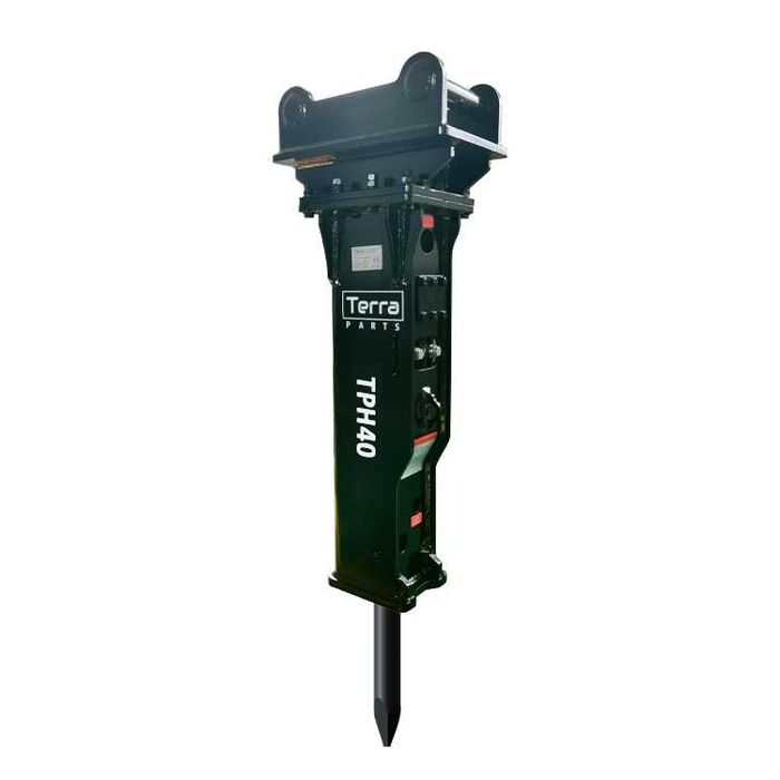 Młot Hydrauliczny Terra Parts TPH40 0.8 - 2.5T Takeuchi Jcb Cat Volvo Hyundai Bobcat Komatsu Case Hitachi Liebherr