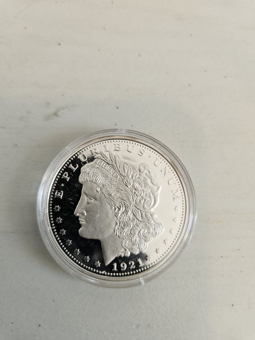 Moeda prata proof constintutional  US