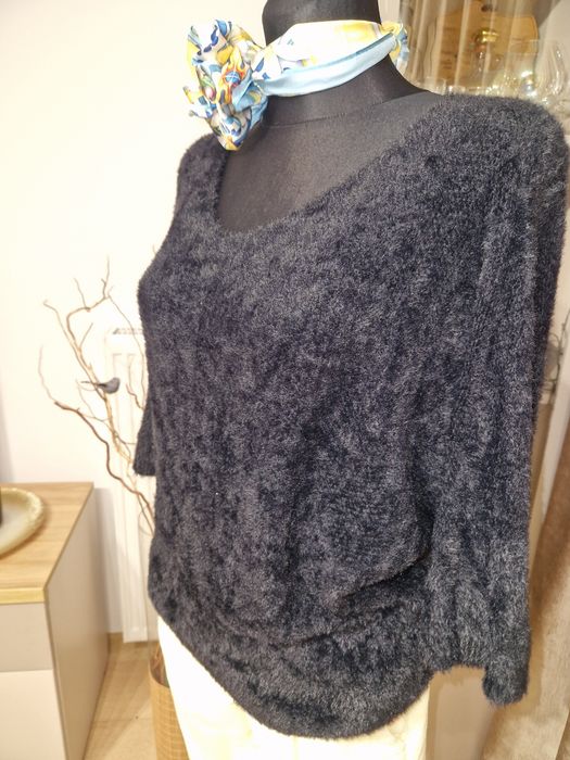 Sweter ala alpaka czarny