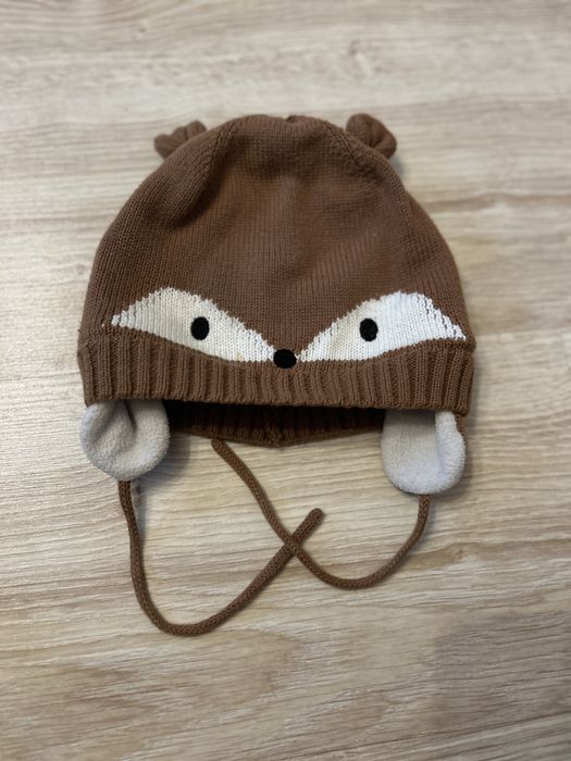 Czapka ocieplana lisek