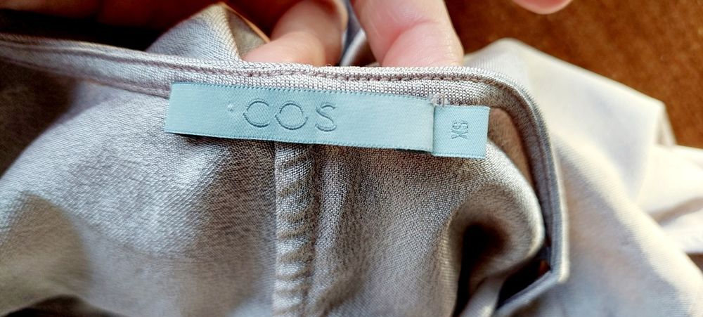 COS r.XS liliowa / brudnoróżowa bluzka / tunika