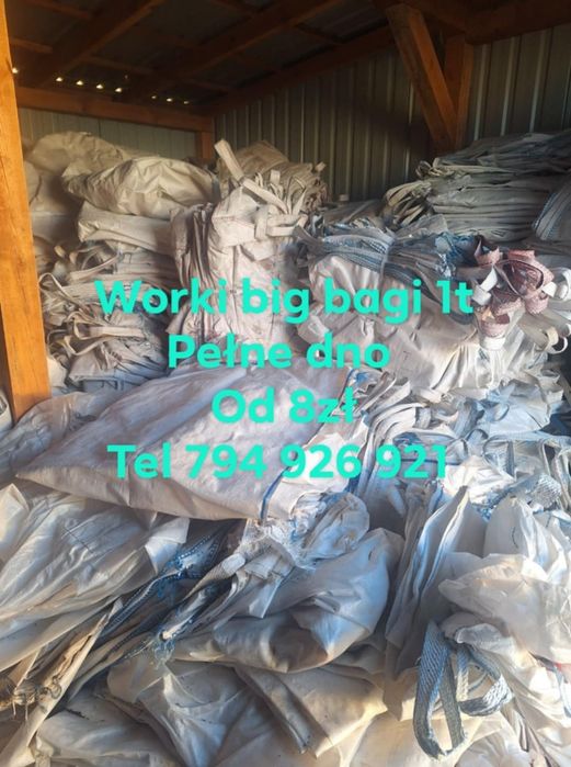 Sprzedam worki big bagi zbożowe 1t