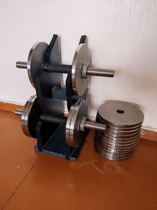 Наборні гантелі 40кг 2шт сталь