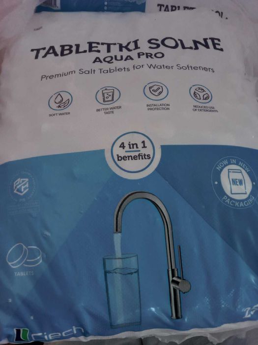 Сіль таблетована, Польща (CIECH). Ціна 18 грн-1кг. Мішок 25 кг.