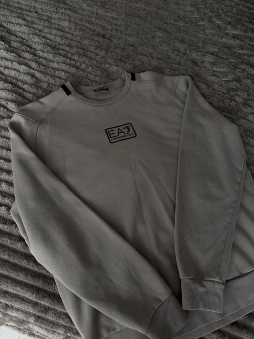 Чоловічий сірий світшот Emporio Armani Оригінал