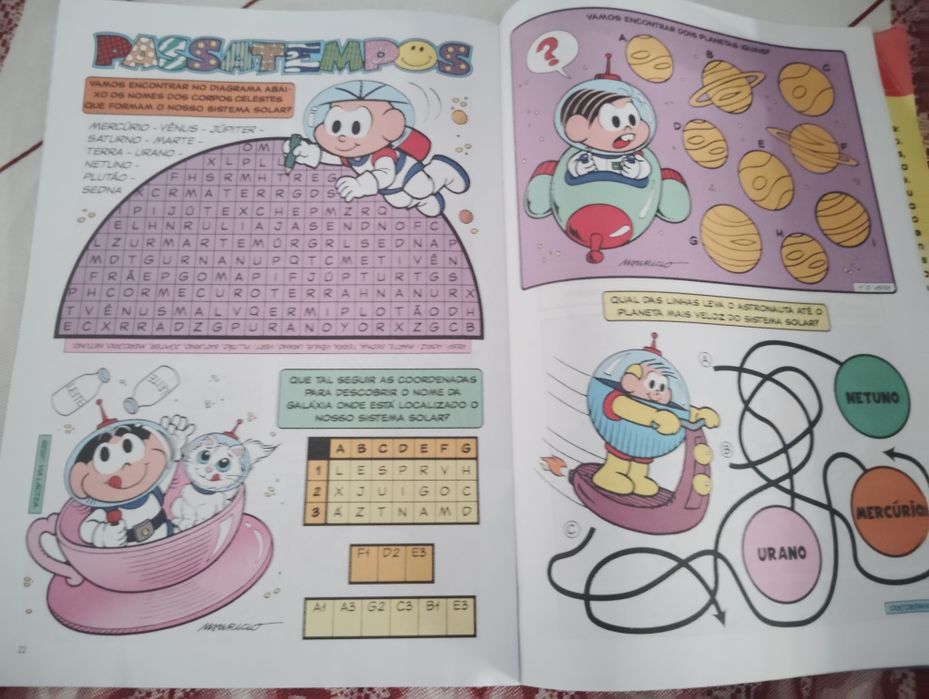 Revistas de Banda Desenhada Mônica Vintage