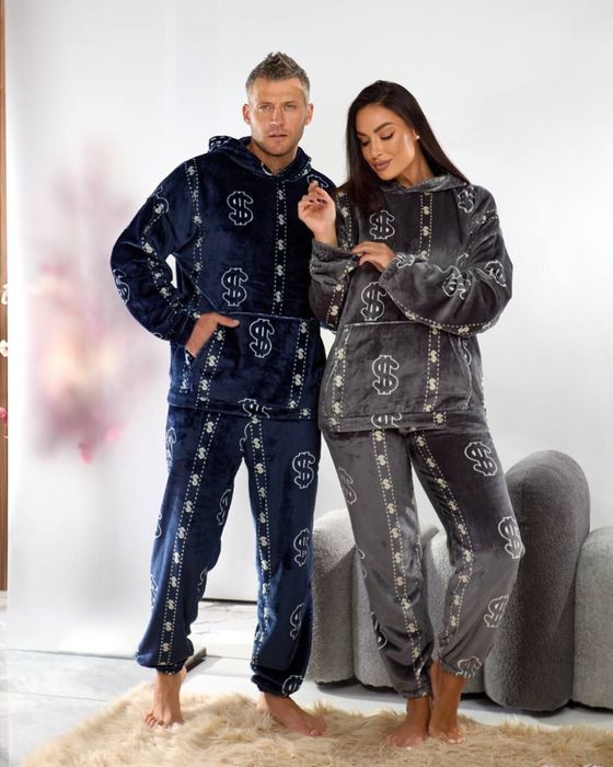 Піжама чоловіча / жіноча тепла . Костюм домашній жіночий/ чоловічий