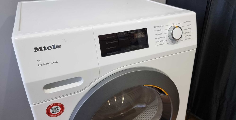 Suszarka kondensacyjna z pompą ciepła Miele T1 EcoSpeed TCF 650WP, 8kg